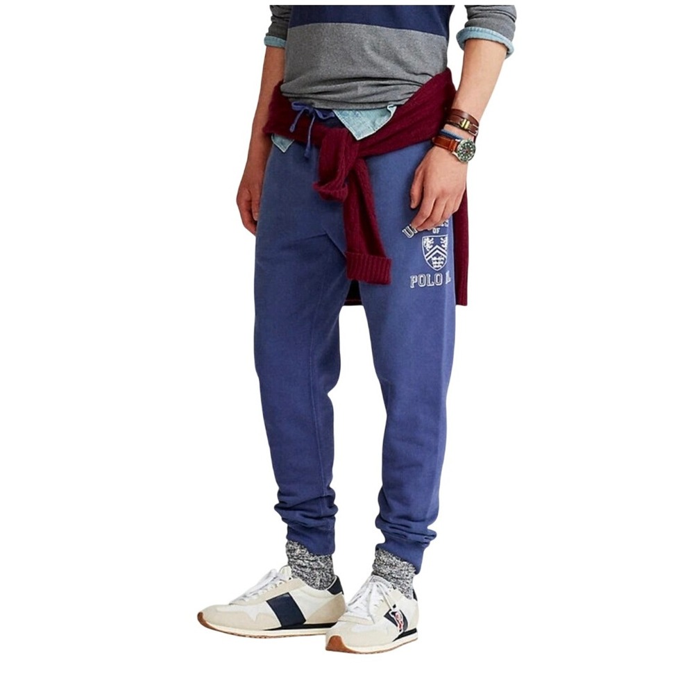 Polo RL University of RL Blue Sweatpants Joggers Big 3XL Athletic Leisure New‎